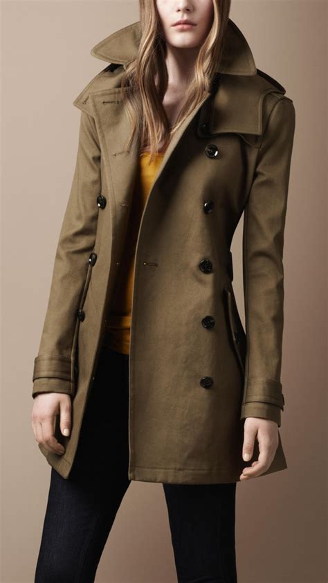 burberry green coat